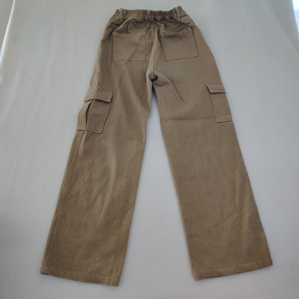 Princess‎ Polly Nique Nickei Utility Cargo Pants Size 2 Beige High Rise PPEB776 - Picture 4 of 10
